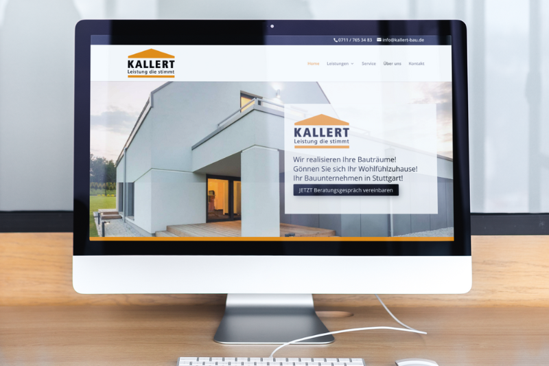 Kallert Bau GmbH Webseite