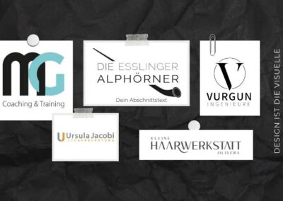 FERTIGES LOGO ODER INDIVIDUELLES DESIGN